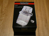 Manual Clear Acrylic Ice Cube Crusher New In Box & Cocktail Muddler
