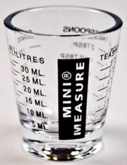 Mini Measure Multi Purpose Measuring Espresso Shot Glass Acrylic Kitchen