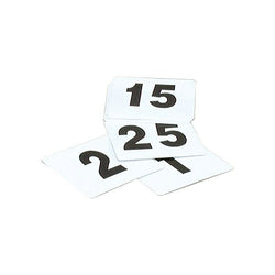 White Table Number Set 1 - 25 Large Size 105 x 95 New