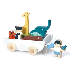 Tender Leaf The Friend Ship Boat Wooden Wood Animals Toy Friendship