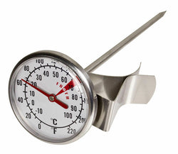 Stainless Steel Coffee Milk Frothing Thermometer Large Dial