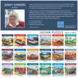 Blue Opal Jenny Sanders The Shack Kombi Combi 1000 Pc Deluxe Puzzle Jigsaw