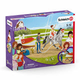New Schleich Horse Pony Club Mia's Vaulting Set Incl Horse, Figures & Acc 42443