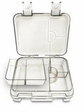 NEW My Family Easy Clean Bento Sectioned Lunch Box Clear BPA Free