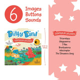 Ditty Bird Dinosaur Sounds Musical Board Book Learning Educational Childrens