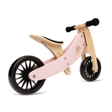 NEW Kinderfeets Tiny Tot Plus 2 in 1 Tricycle & Balance Bike Rose Pink Trike