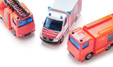 NEW Siku Super Emergency Set Fire Engine Rescue Ambulance Die Cast Toy Cars 6326