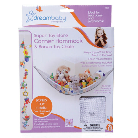 Dreambaby Corner Hammock & BONUS Toy Chain Super Toy Store