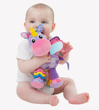 New Playgro Activity Friend Stella Unicorn Rattle Crinkle Click Clack Toy 0m+