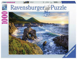 New Ravensburger Big Sur Sunset California Coastline Jigsaw Puzzle 1000 Piece