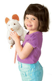 Folkmanis White Mouse Hand Puppet Plush Soft Toy 2219