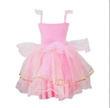 NEW Pink Poppy Peony Flower Fairy Ballerina Dance Dress Size 3/4
