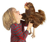 Folkmanis Hen Chicken Puppet Full Body Hand Puppet Plush Soft Toy FM3094