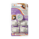 Dreambaby Mag Lock 4 Locks 1 Key Magnetic Cabinet Drawer Baby Safety