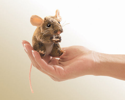 Folkmanis Field Mouse Mice Finger Puppet