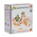 Tender Leaf Dovetail Dolls House Pram High Chair Nursery & Baby Set Wood Toy