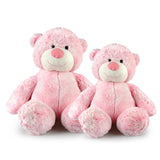 Korimco Nursery Collection Cupcake Bear Plush Soft Baby Toy Large 30cm Pink