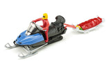 Siku Snow Mobile with Rescue Sledge Sled Die Cast Toy Car 1684