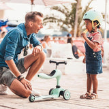 Scoot & Ride Highwaykick 2 in 1 Kids Toddler Scooter Kickboard Kiwi Green